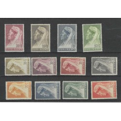 Suriname 167-178 Wilhelmina MNH/postfris  CV 263 €
