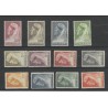 Suriname 167-178 Wilhelmina MNH/postfris  CV 263 €