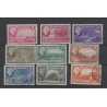 Suriname 220-228 Wilhelmina voorstellingen VFU/gebr CV 7 €