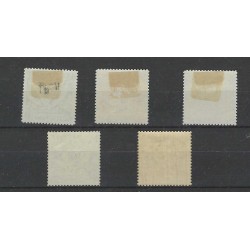 Suriname LP15-19 Luchtpost  MH/ongebruikt  CV 510 €