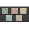 Suriname LP15-19 Luchtpost  MH/ongebruikt  CV 510 €