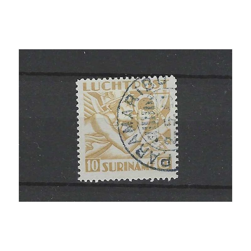 Suriname LP19 Luchtpost  VFU/gebr CV 67 €