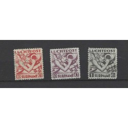 Suriname LP20-22 Luchtpost  VFU/gebr CV 32 €