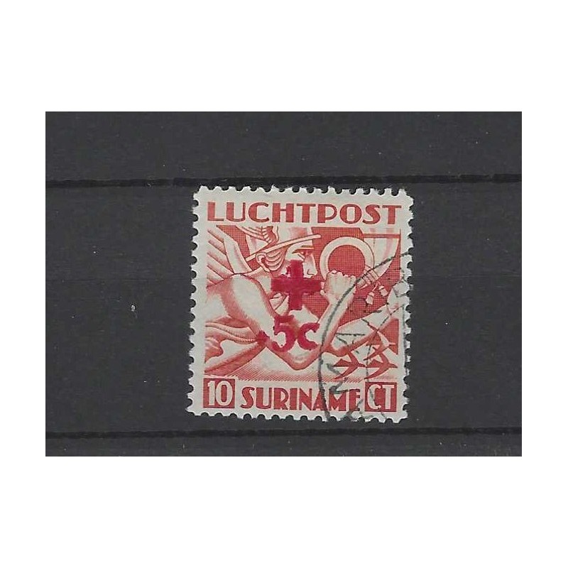 Suriname LP23  Airmail  VFU/used  CV 10++ €