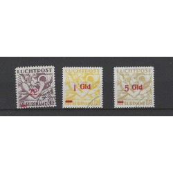 Suriname LP24-26  Luchtpost  VFU/gebr CV 59 €