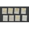 Suriname P1-P8  Postage due 1886  MH/unused CV 275 €