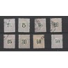 Suriname P1-8 Port 1886  VFU/gebr CV 240 €