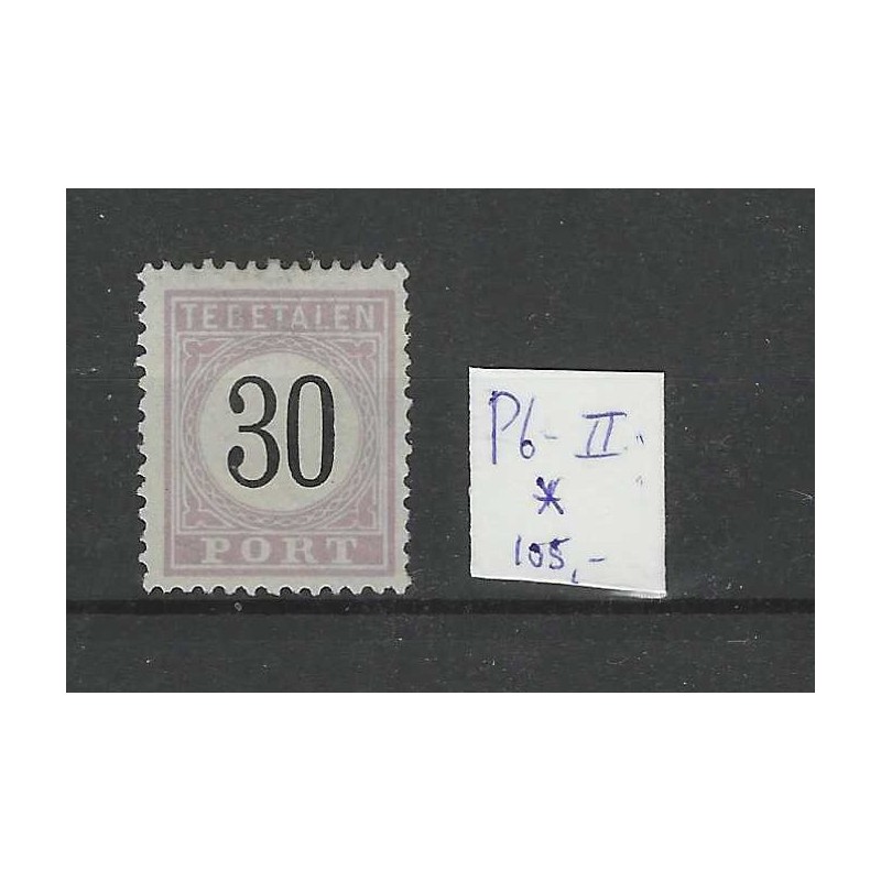 Suriname P6-II  Port 1886  MH/ongebr CV 105 € PRACHT !!