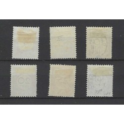 Suriname P9-14  Port 1892  VFU/gebr CV 46 €