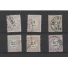 Suriname P9-14  Port 1892  VFU/gebr CV 46 €
