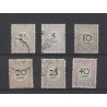 Suriname P9-14  Port 1892  VFU/gebr CV 46 €