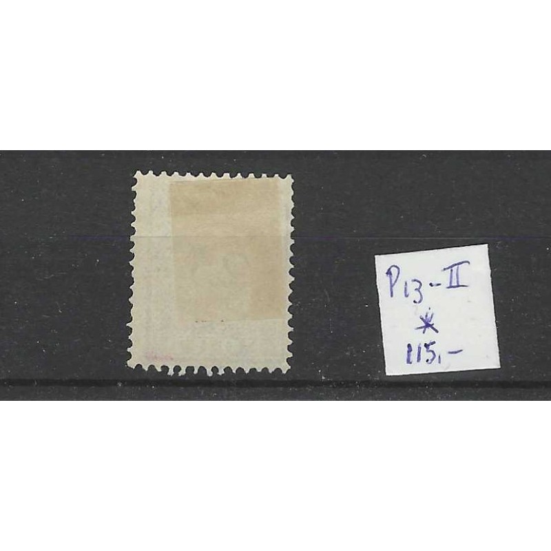 Suriname P13-II  Port 1892  MH/ongebr CV 120 €