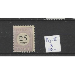 Suriname P13-II  Postage due 1892  MH/unused CV 120 €