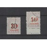 Suriname P15-16 type III  Port 1911  MH/ongebr CV 270 € Certificaat !!