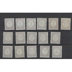 Suriname  P17-32  Postage due 1913 MNH CV 66 € behalve P17, P19