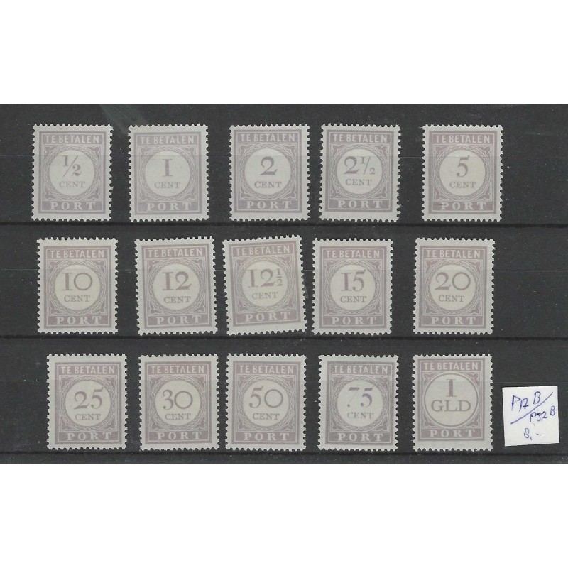 Suriname P17B-32B Port 1913 MH/ongebruiktCV 8 € Suriname P17B-32B Port 1913 MH/ongebruiktCV 8 €