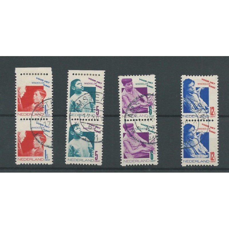 Nederland R90-93 Kind 1931 Vertikaal Paartje VFU/gebr CV  105 €
