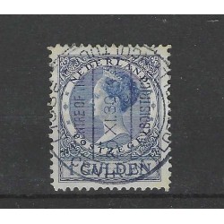 Nederland 163 Wilhelmina met BLOEMBOLLEN-stempel VFU/gebr CV 25++ €