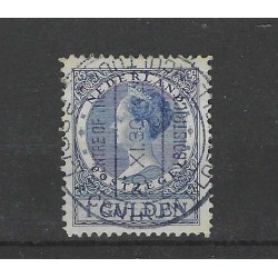 Nederland 163 Wilhelmina met BLOEMBOLLEN-stempel VFU/gebr CV 25++ €