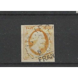 Nederland 3 Willem III "UTRECHT-C" type I VFU/gebr  CV 170 € + 300 EYSINGA