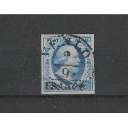 Nederland 1 plt I-41  Willem III "VENLO-A"  VFU/gebr  CV 100 € + 100 EYSINGA