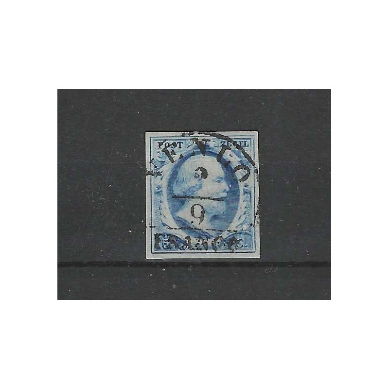 Nederland 1 plt I-41  Willem III "VENLO-A"  VFU/gebr  CV 100 € + 100 EYSINGA Nederland 1 plt I-41  Willem III "VENLO-A"  VFU/gebr  CV 100 € + 100 EYSINGA