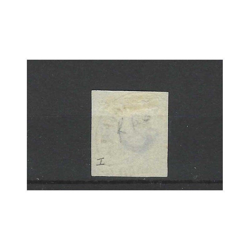 Nederland 1 plt I  Willem III "SCHOONHOVEN-B"  VFU/gebr  CV 100 € + 200 EYSINGA