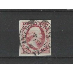 Nederland 2 plt I  Willem III "AMERSFOORT-B"  VFU/gebr  CV 50 € + 150 EYSINGA
