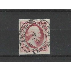 Netherlands 2 plt I  Willem III "AMERSFOORT-B"  VFU/used  CV 50 € + 150 EYSINGA