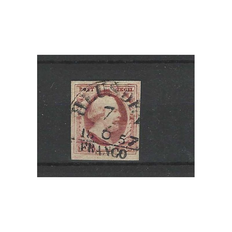 Nederland 2 plt IV-54  Willem III "HEUSDEN-B"  VFU/gebr  CV 50 € + 150 EYSINGA Nederland 2 plt IV-54  Willem III "HEUSDEN-B"  VFU/gebr  CV 50 € + 150 EYSINGA