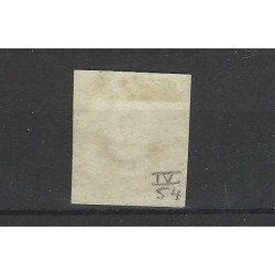 Nederland 2 plt IV-54  Willem III "HEUSDEN-B"  VFU/gebr  CV 50 € + 150 EYSINGA