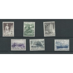 Netherlands 550-555 Summer 1950  MNH   CV 52 €