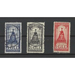 Netherlands 121-131 Wilhelmina Jubilee 1923 VFU/used CV 520 € Certificate !!