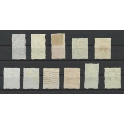 Nederland 121-131 Wilhelmina Jubileum 1923 VFU/gebruikt CV 520 € Certificaat !!