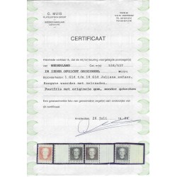 Nederland 518/533, 534/537 Juliana EN FACE MNH/postfris CV 1175 € Certificaat!