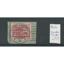 Netherlands 60 with LBMN 0PR1 "Gravenhage 3 ster) VFU/used CV  LP (collector's price) €