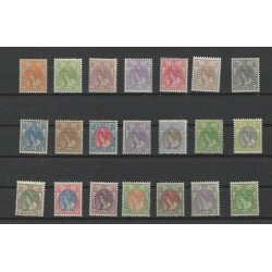 Nederland 56-76 Wilhelmina Bontkraag MH/ongebr CV 870 €