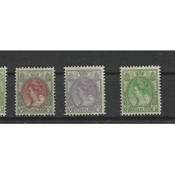 Nederland 56-76 Wilhelmina Bontkraag MH/ongebr CV 870 €