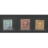 Nederland 1-3 Willem III 1852 set   VFU/gebr  CV 240 €