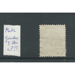 Netherlands 57 with LBMN 0PR1 "Gravenhage 3 ster" VFU/used CV  LP (collector's price) €