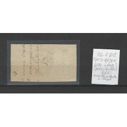 Nederland 1 Willem III 1852 "ZUID-BEYERLAND" VFU/gebr  CV 250++ €