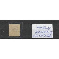 Nederland 1 Willem III 1852 "ROZENDAAL" haltestempel VFU/gebr  CV 250 €