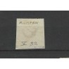 Netherlands 2 Plt V-32 Willem III 1852 "KAMPEN-C" VFU/used  CV 100 €