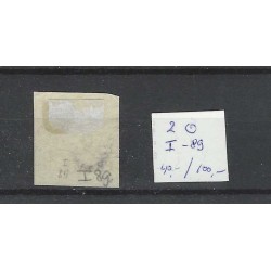 Nederland 2 Plt I-89 Willem III 1852 "HEUSDEN-B" VFU/gebr  CV 140 €