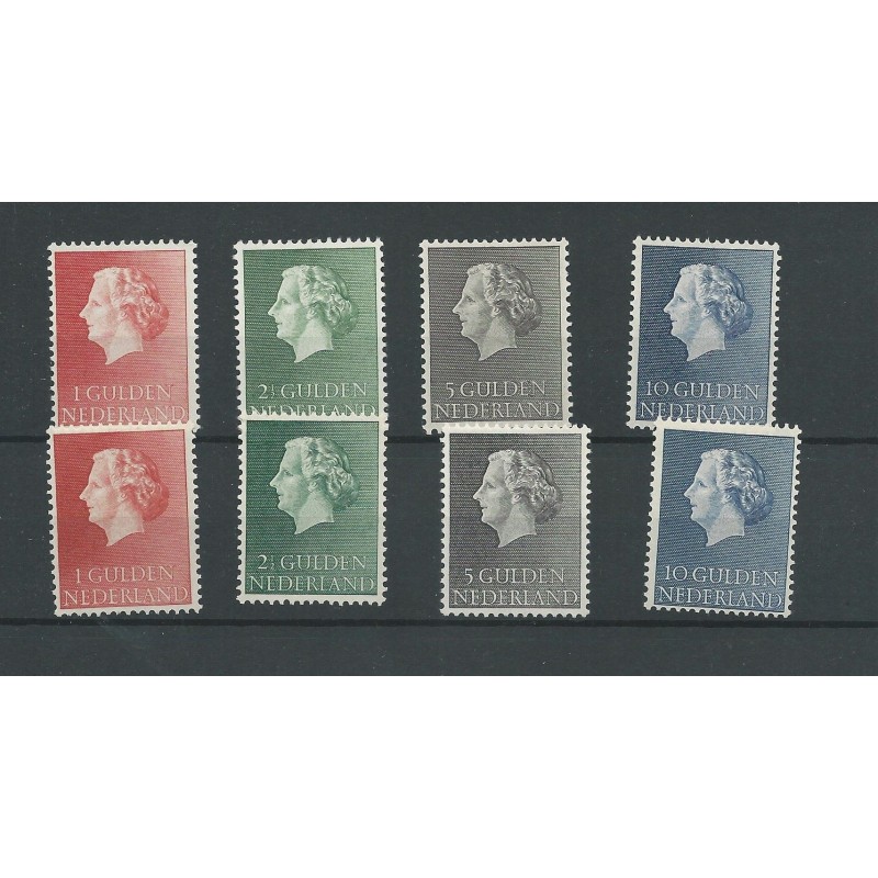 Netherlands 637-640 Juliana hoge waardes 2x  MNH   CV 50 €