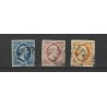 Nederland 1-3 Willem III 1852 set   VFU/gebr  CV 240 €