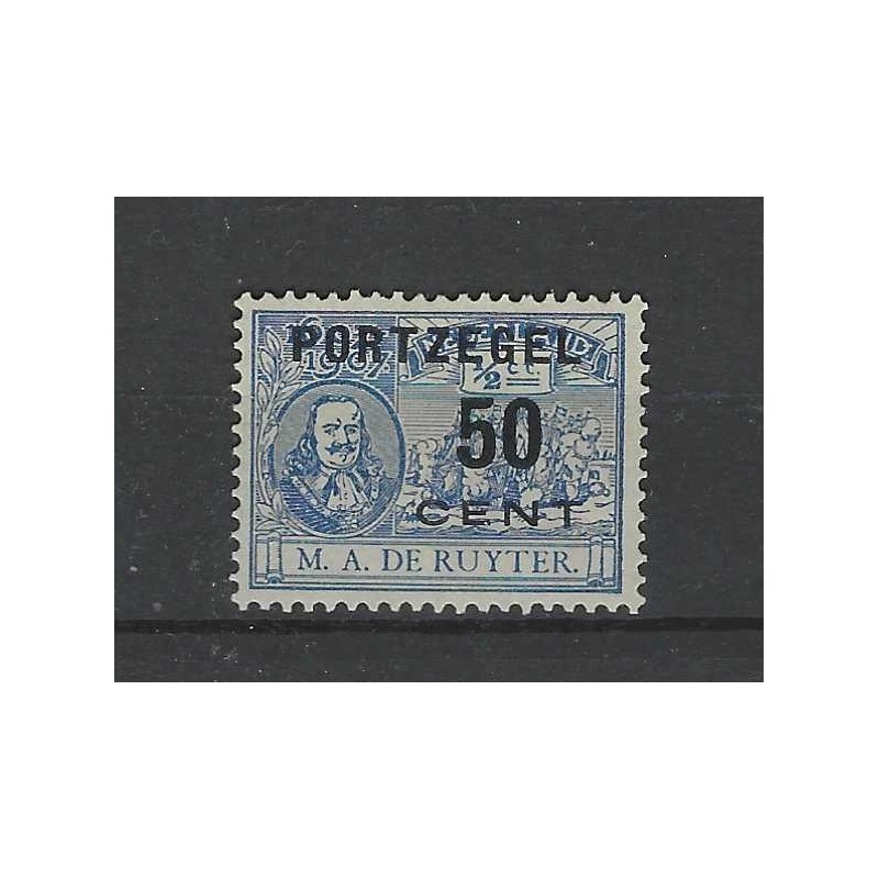 Nederland P42f De Ruyter Port "Streepje door D" MH/ongebr  CV 195 €