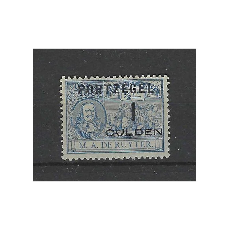 Nederland P43f De Ruyter Port "Streepje door D" MH/ongebr  CV 365 €
