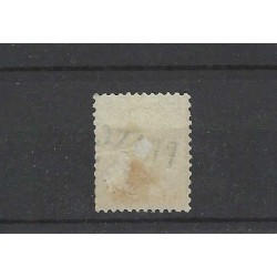 Nederland 5 Willem III 1864 "FRANCO ZONDER KASTJE" VFU/gebr  CV 50 €