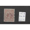 Netherlands 36 Wilhelmina  with numeral dot cancel 130  VFU/used CV 132+ €